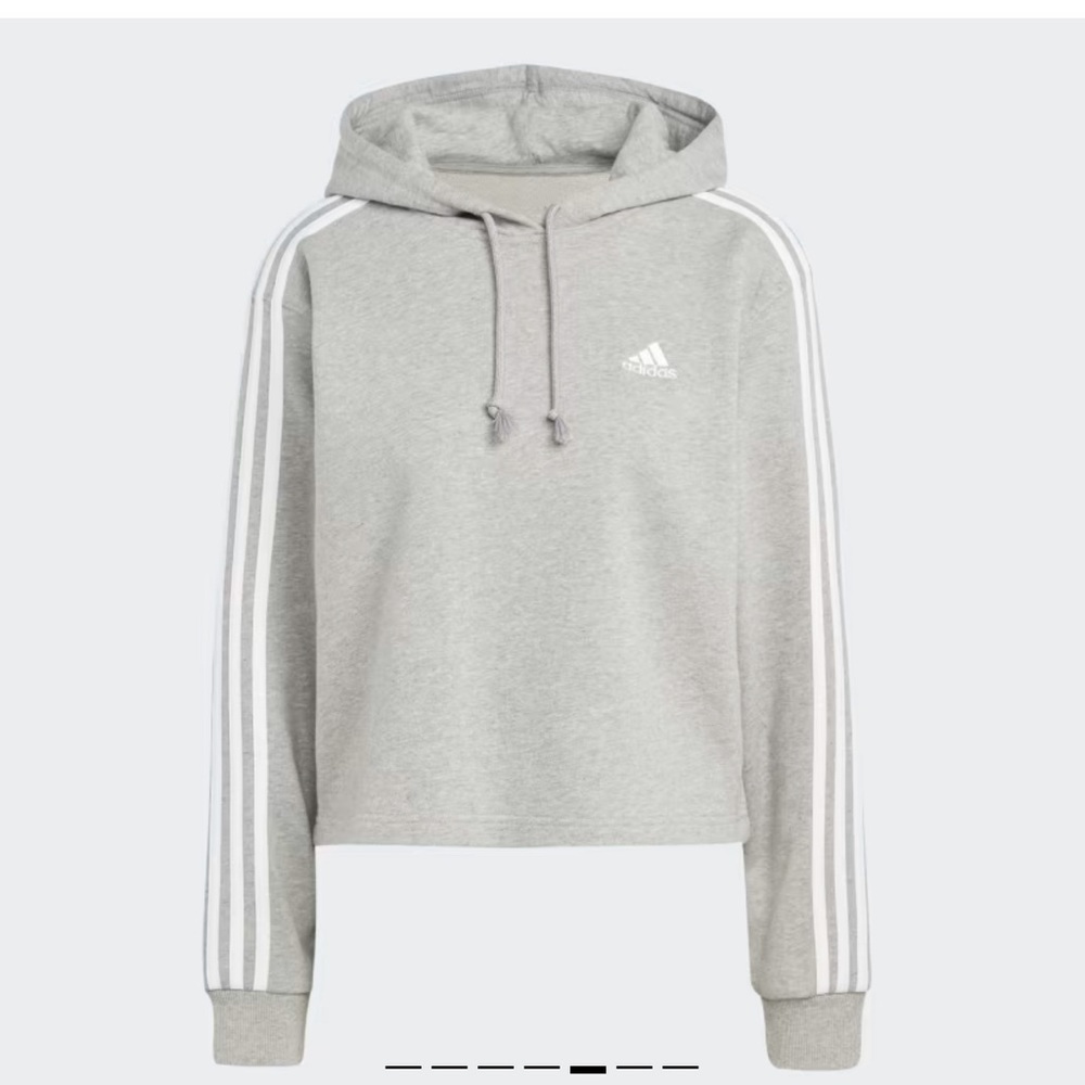 Adidas cropped hoodie, size M
